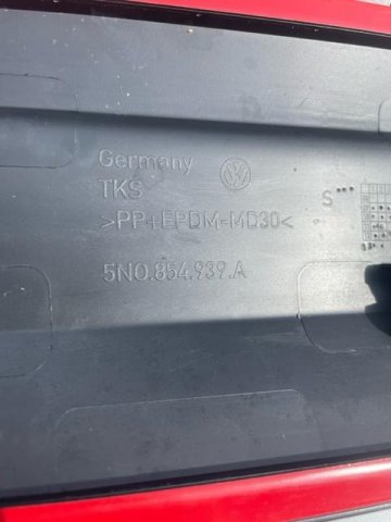 Lišta ochranná dveřní vlevo předu Originál Volkswagen Tiguan 5N0854939 9B9